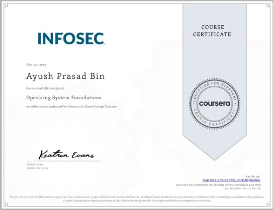 Operating System Foundations